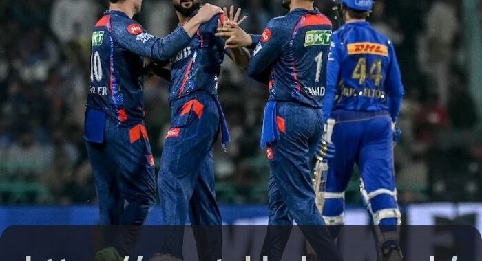 Lucknow Super Giants vs Mumbai Indians Timeline