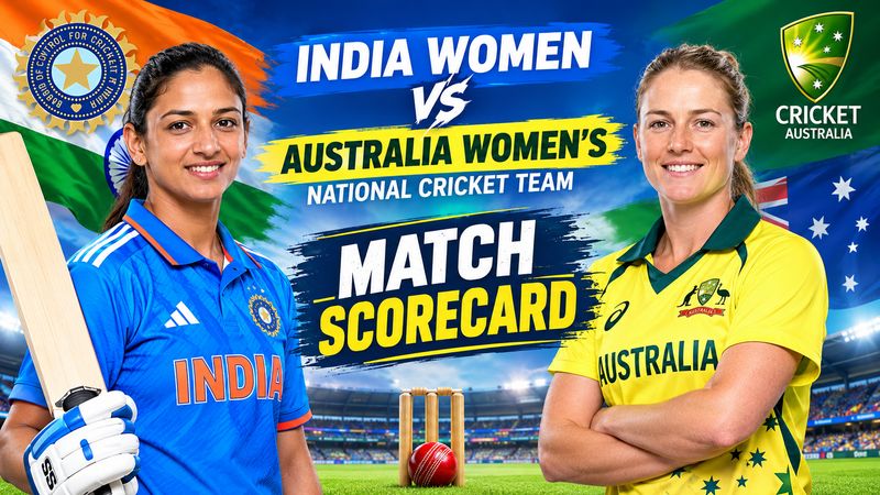 India Women vs Australia Women's National Cricket Team Match Scorecard
